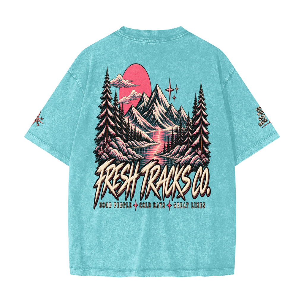 Cold Days, Great Lines | Heavyweight Washed Tee
