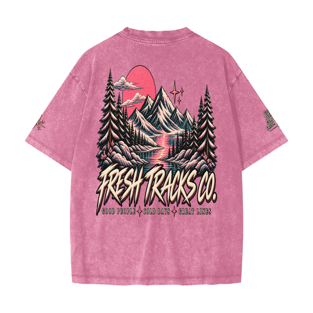 Cold Days, Great Lines | Heavyweight Washed Tee
