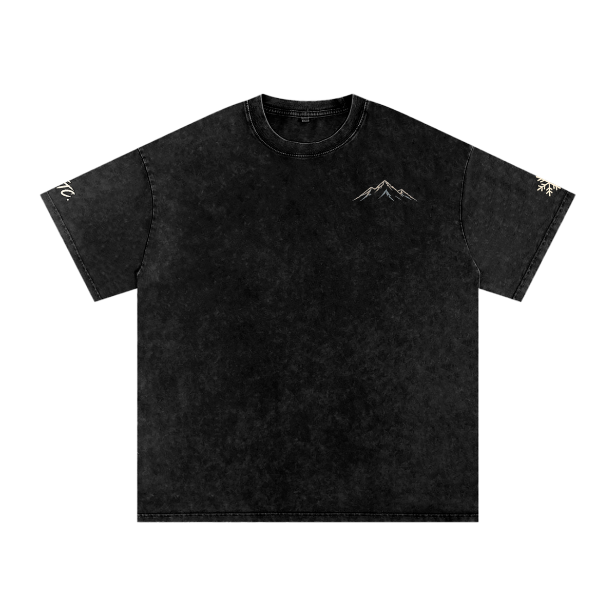 Find Your Line | Snow Washed Oversized Tee