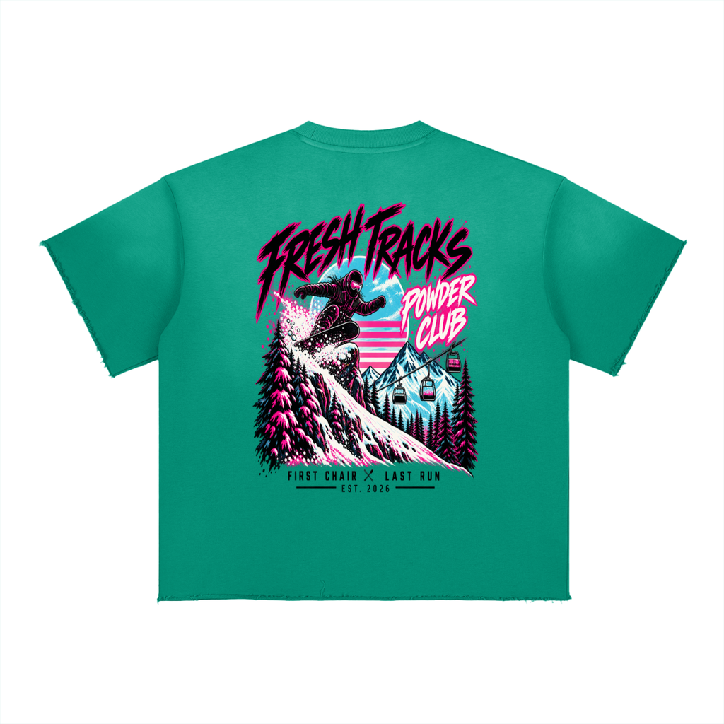 Powder Club | Sun Fade Raw Edge Tee