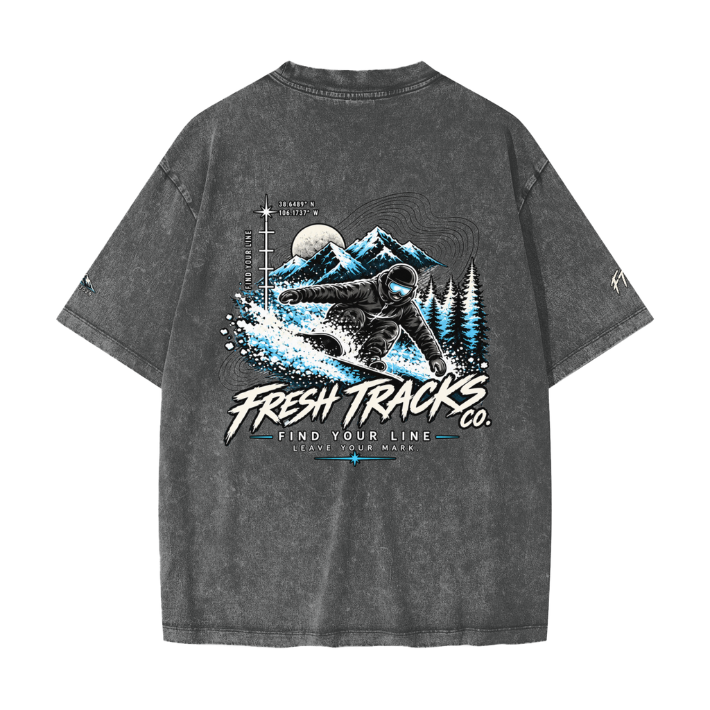 Heavyweight Snow Washed T-Shirt