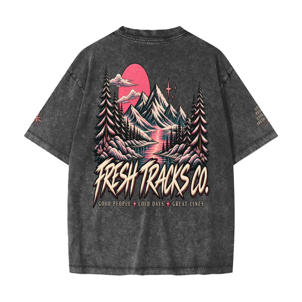 Cold Days, Great Lines | Heavyweight Washed Tee