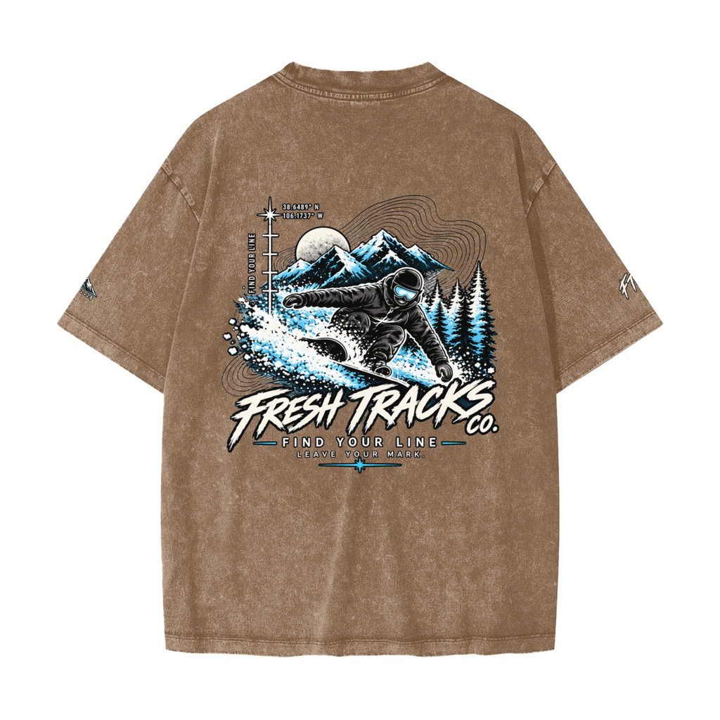 Heavyweight Snow Washed T-Shirt