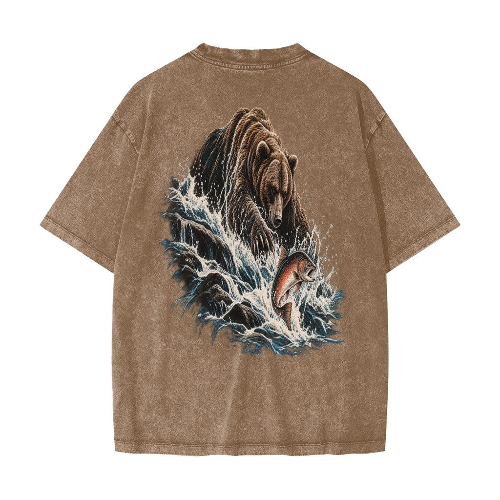 Grizzly Run | Heavyweight Washed Tee