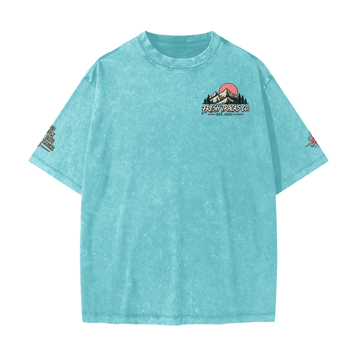 Cold Days, Great Lines | Heavyweight Washed Tee