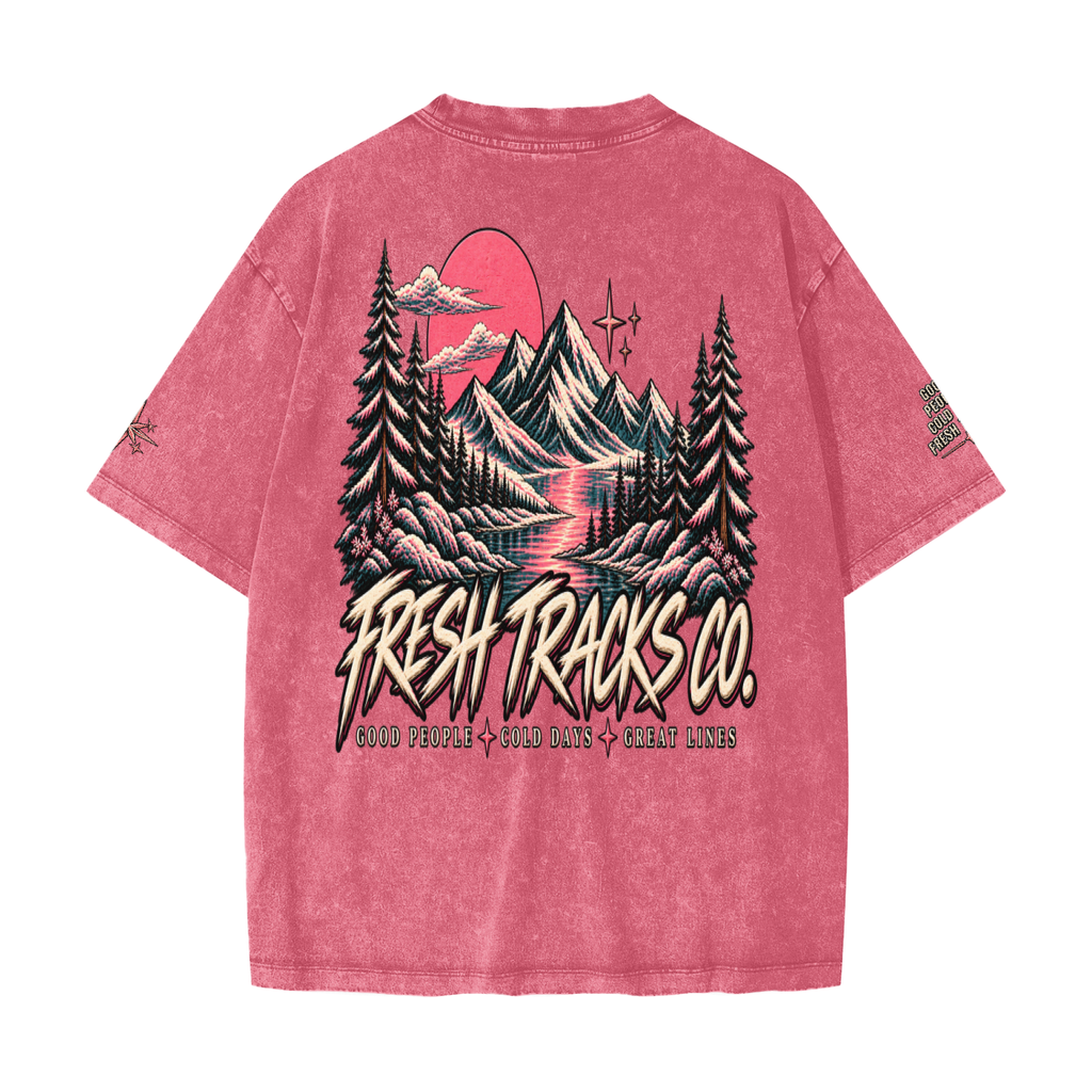 Cold Days, Great Lines | Heavyweight Washed Tee