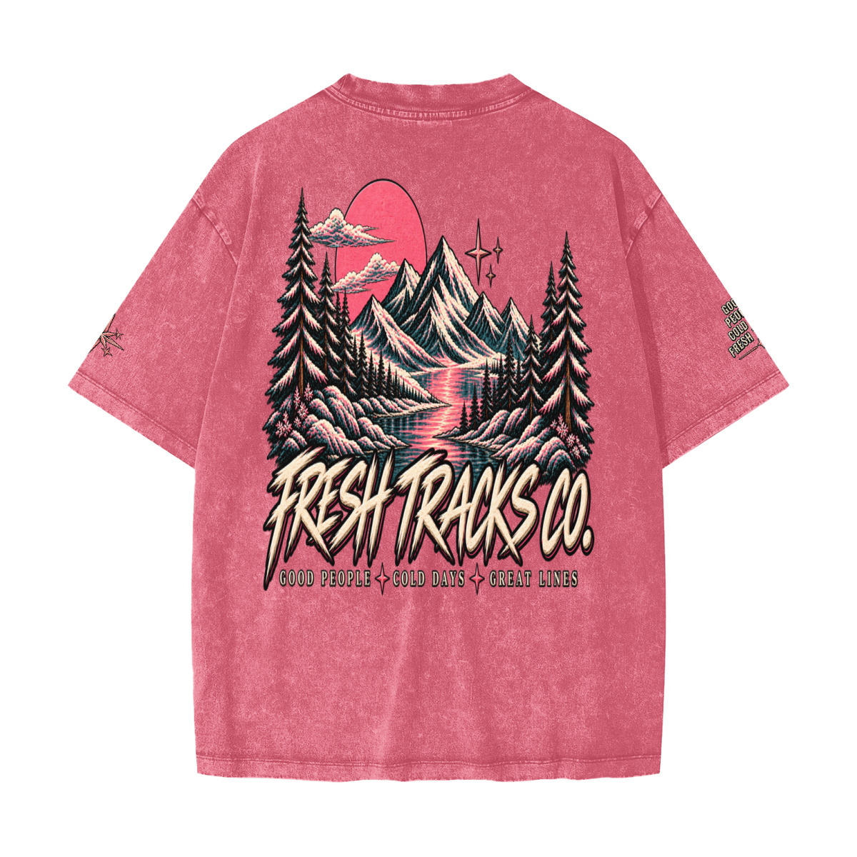 Cold Days, Great Lines | Heavyweight Washed Tee
