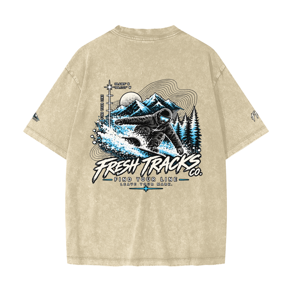 Heavyweight Snow Washed T-Shirt