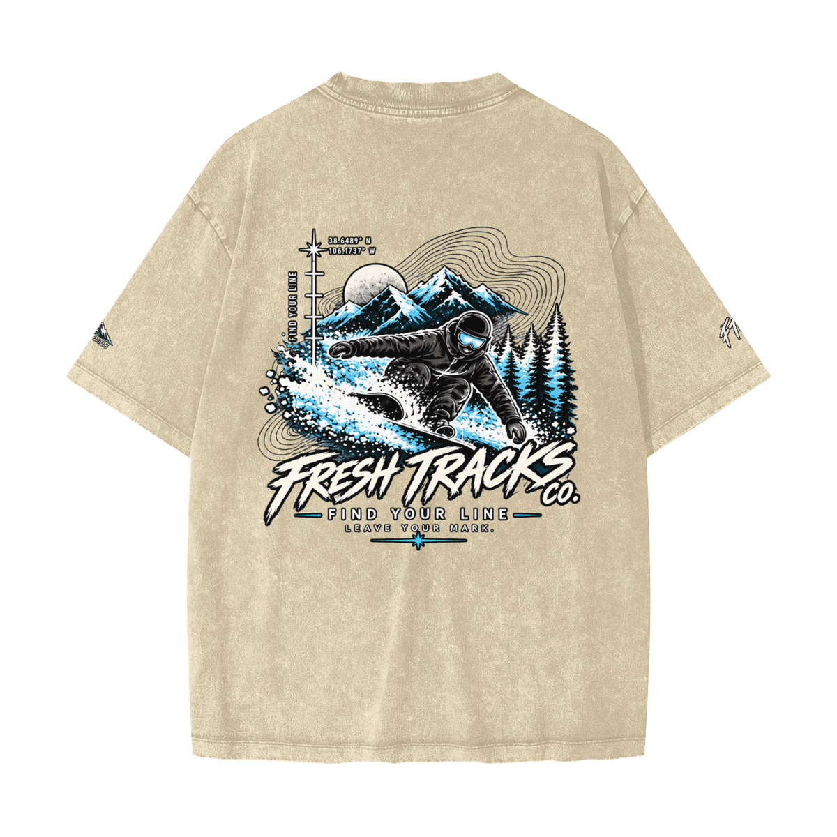 Heavyweight Snow Washed T-Shirt