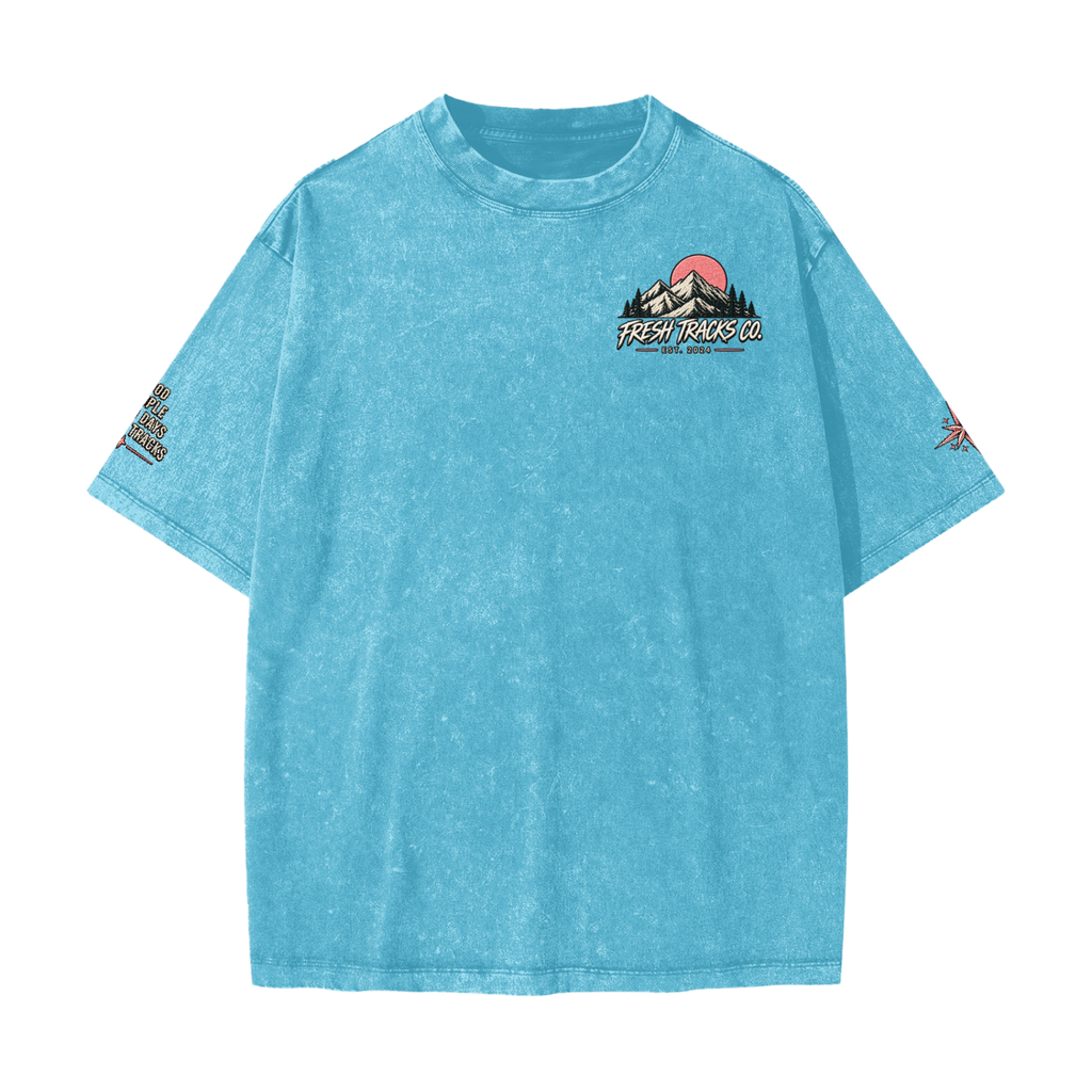 Cold Days, Great Lines | Heavyweight Washed Tee