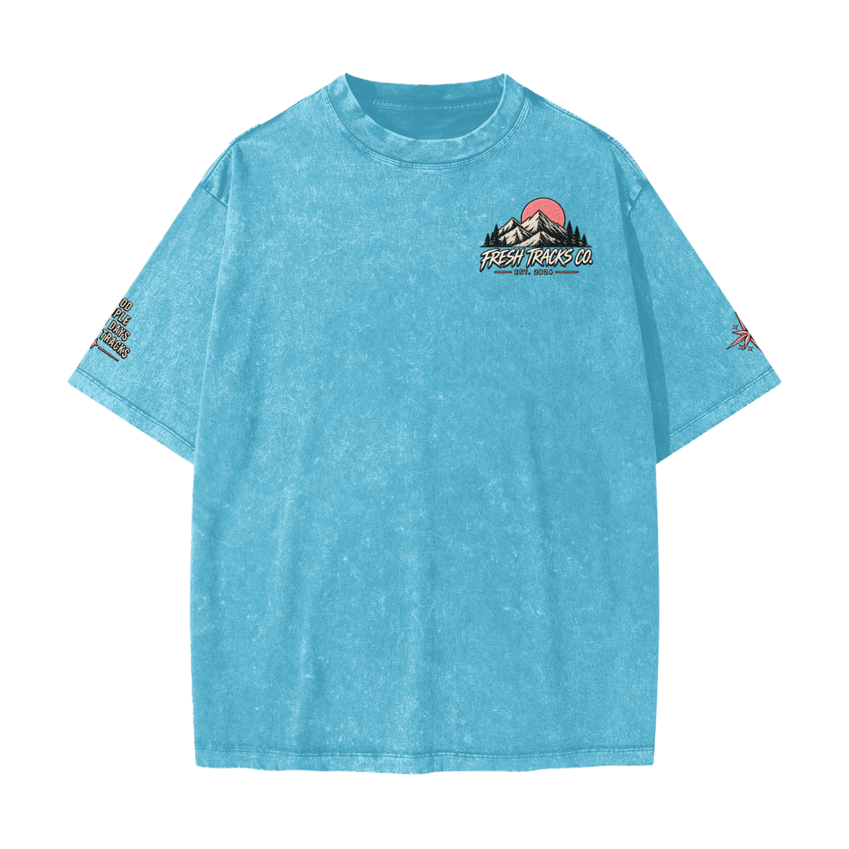 Cold Days, Great Lines | Heavyweight Washed Tee
