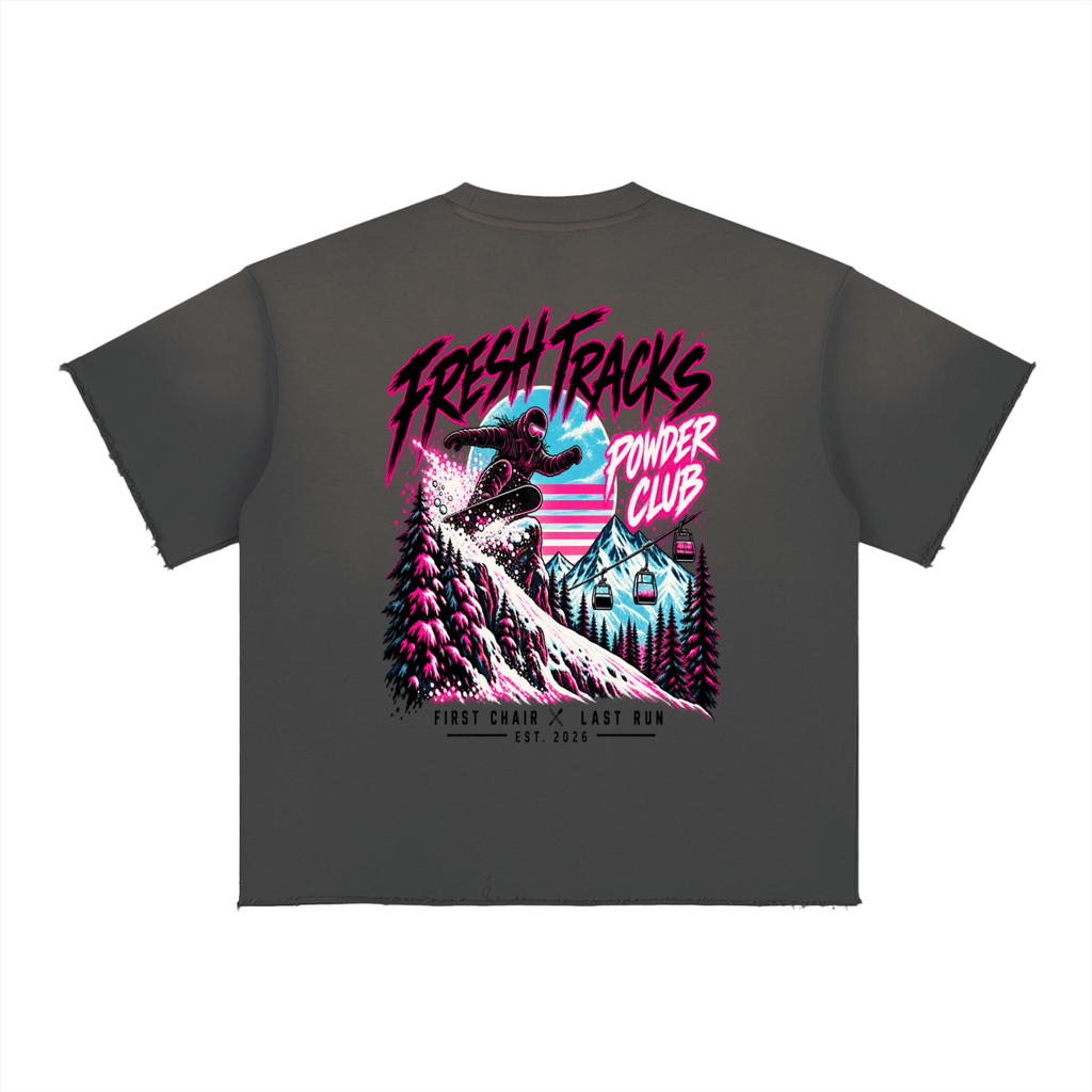 Powder Club | Sun Fade Raw Edge Tee