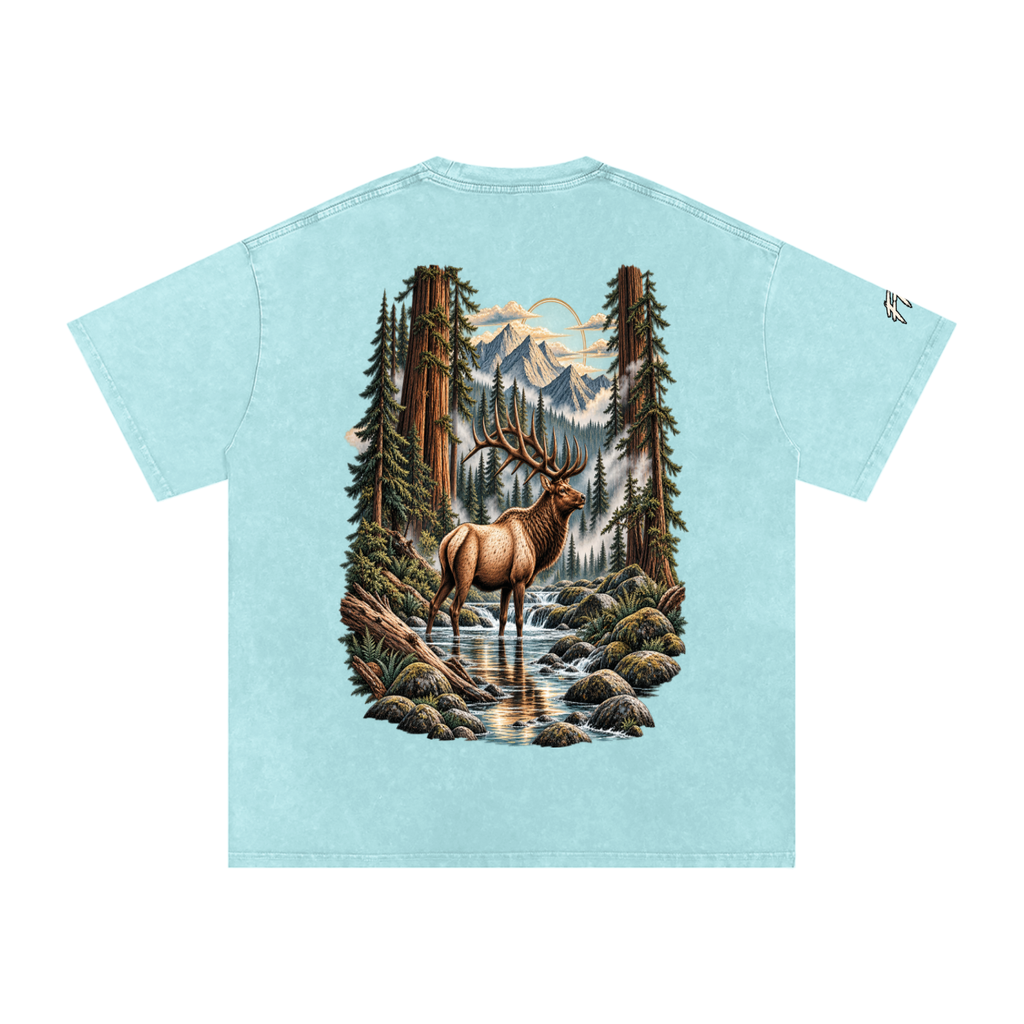 Wildwood Majesty | Oversized Washed Tee