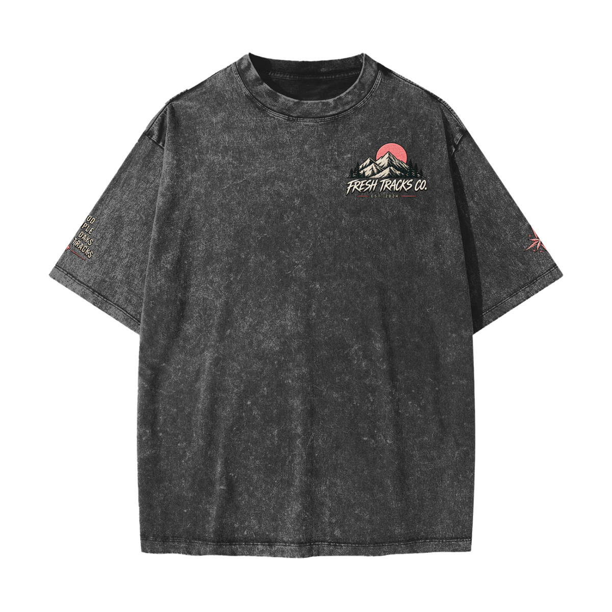 Cold Days, Great Lines | Heavyweight Washed Tee