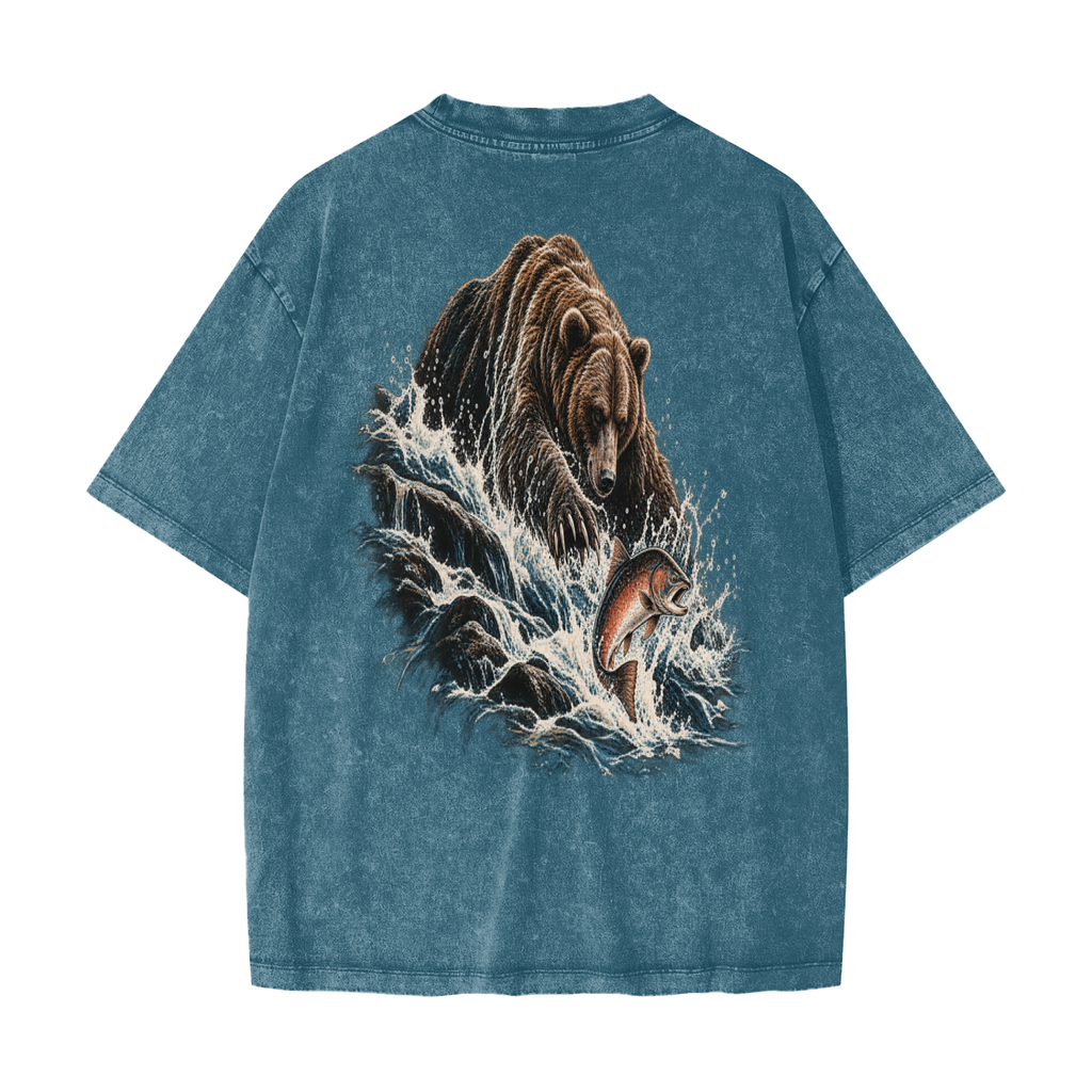Grizzly Run | Heavyweight Washed Tee