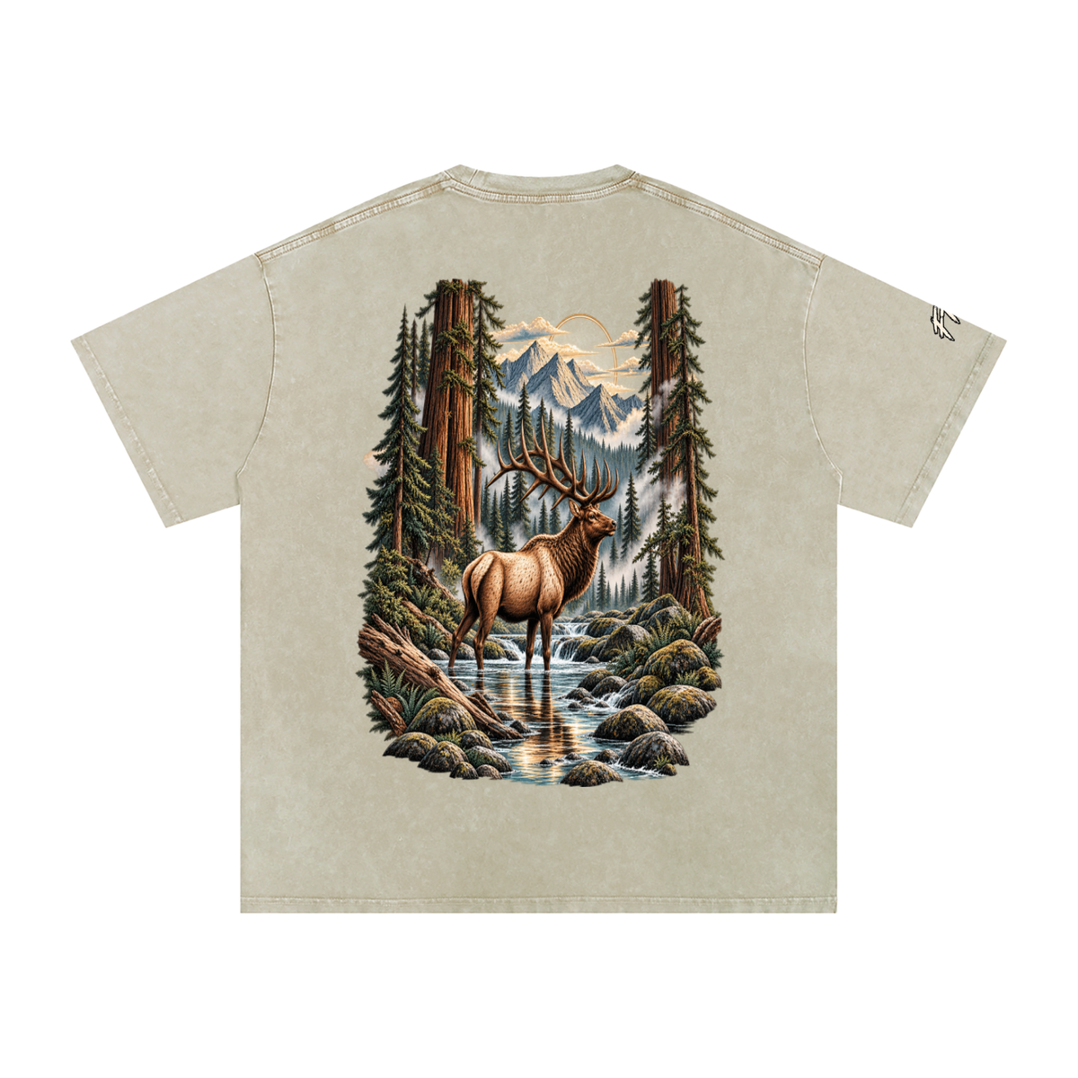 Wildwood Majesty | Oversized Washed Tee