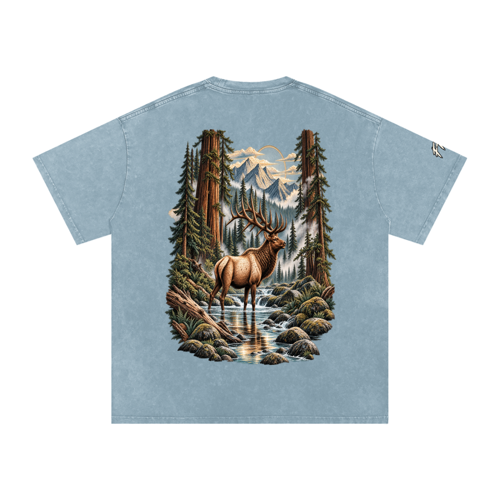 Wildwood Majesty | Oversized Washed Tee