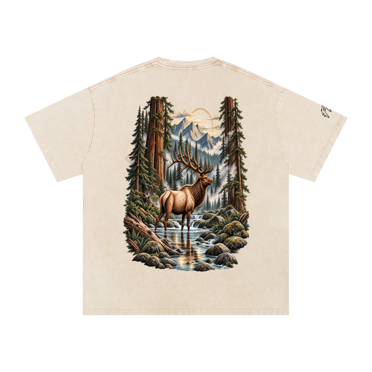 Wildwood Majesty | Oversized Washed Tee