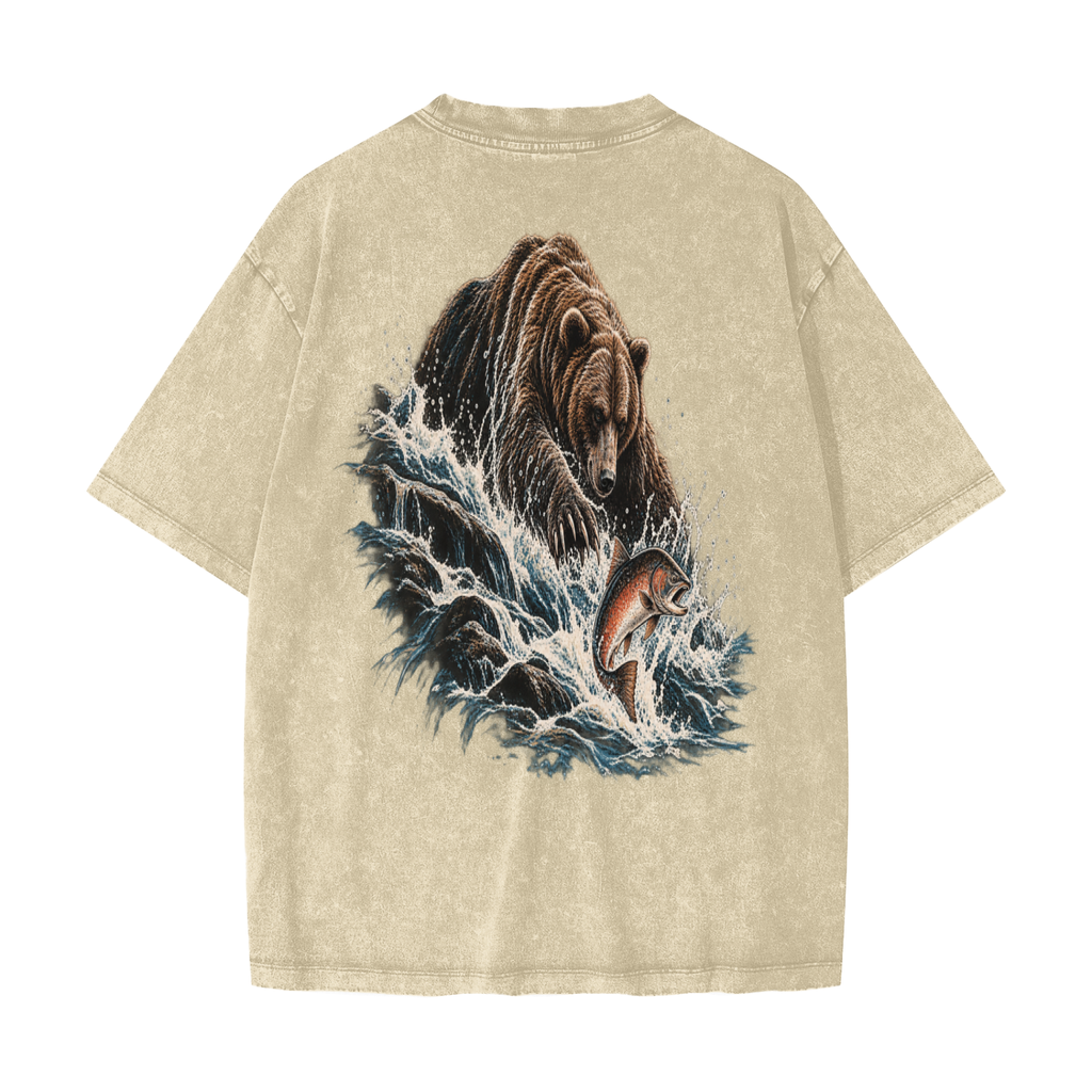 Grizzly Run | Heavyweight Washed Tee