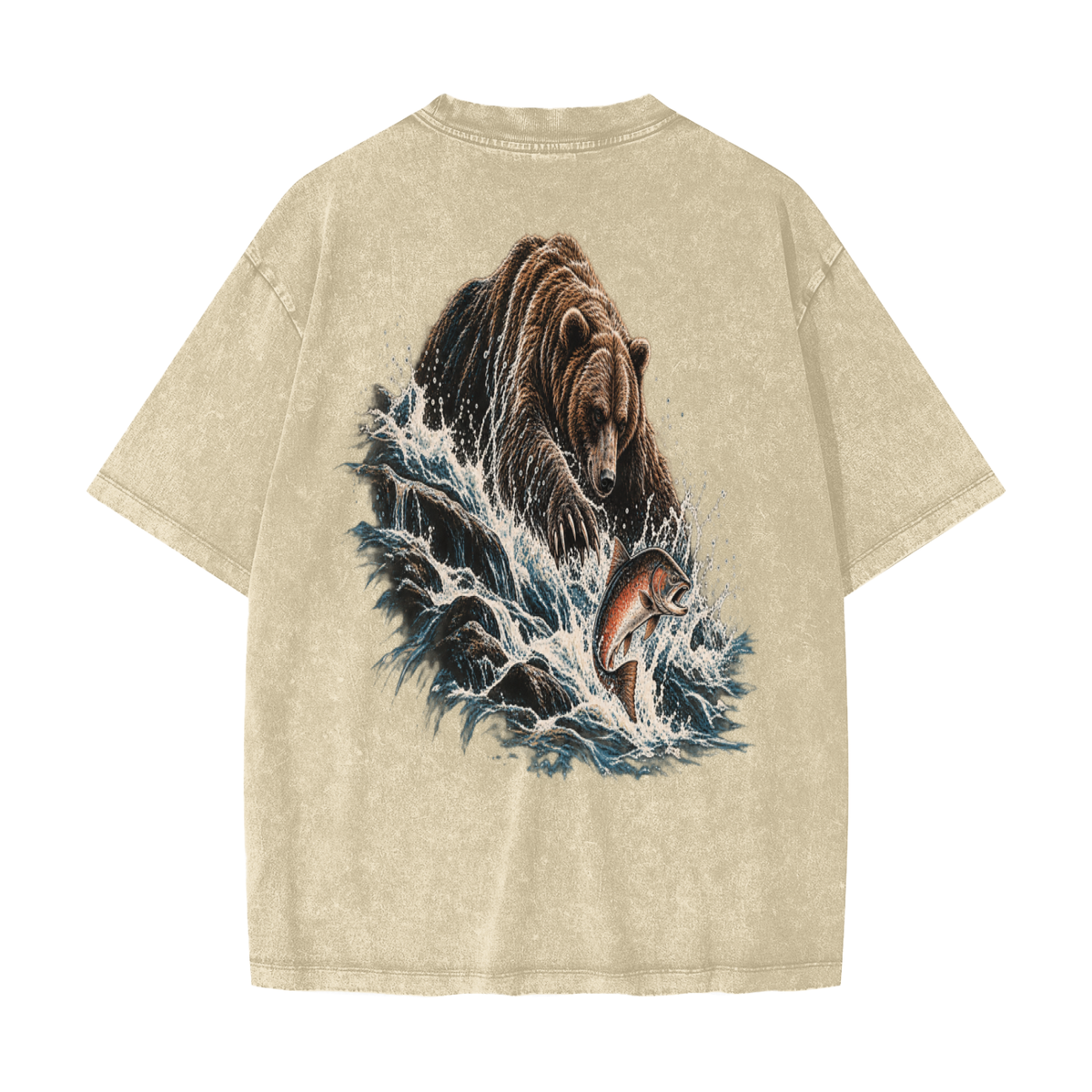 Grizzly Run | Heavyweight Washed Tee
