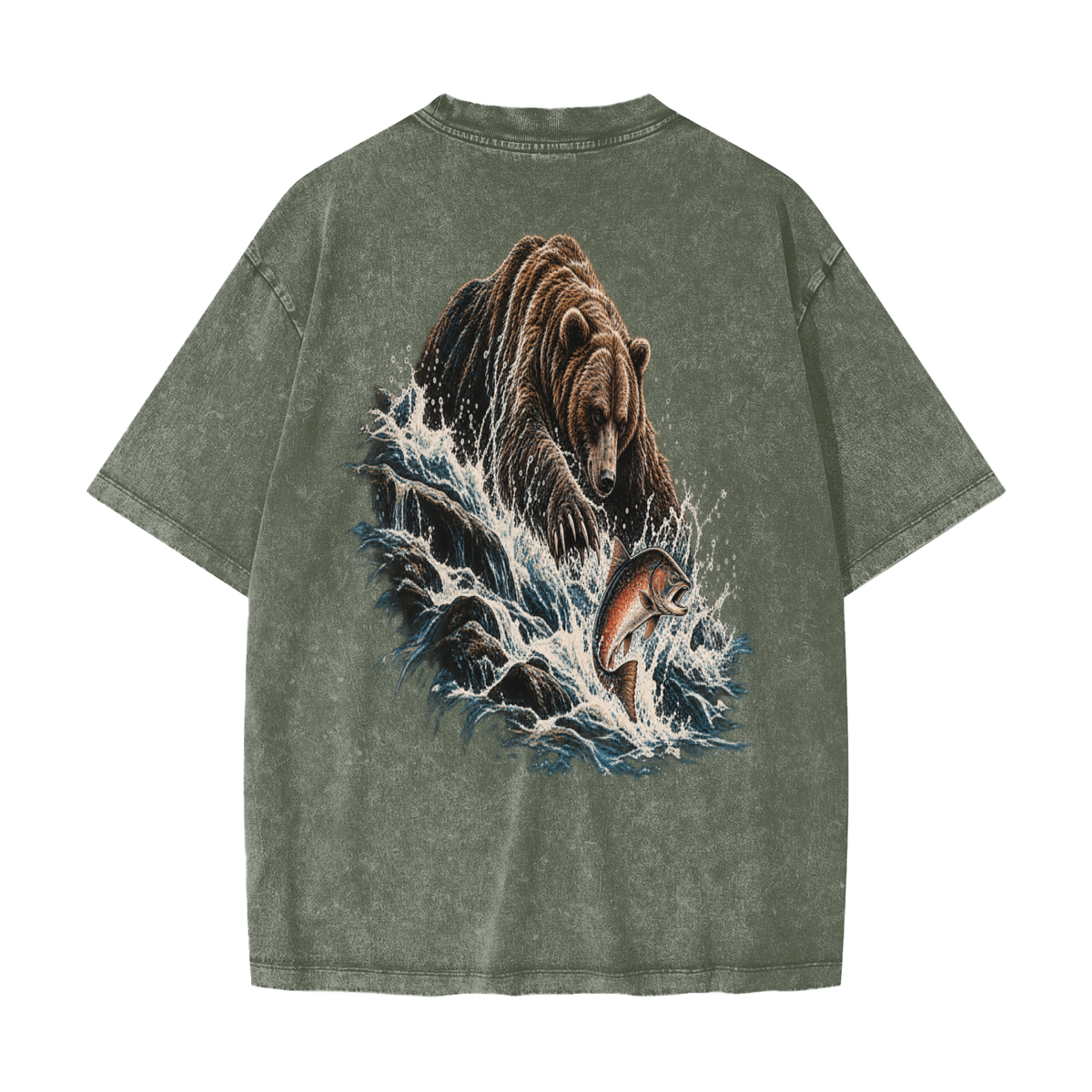Grizzly Run | Heavyweight Washed Tee