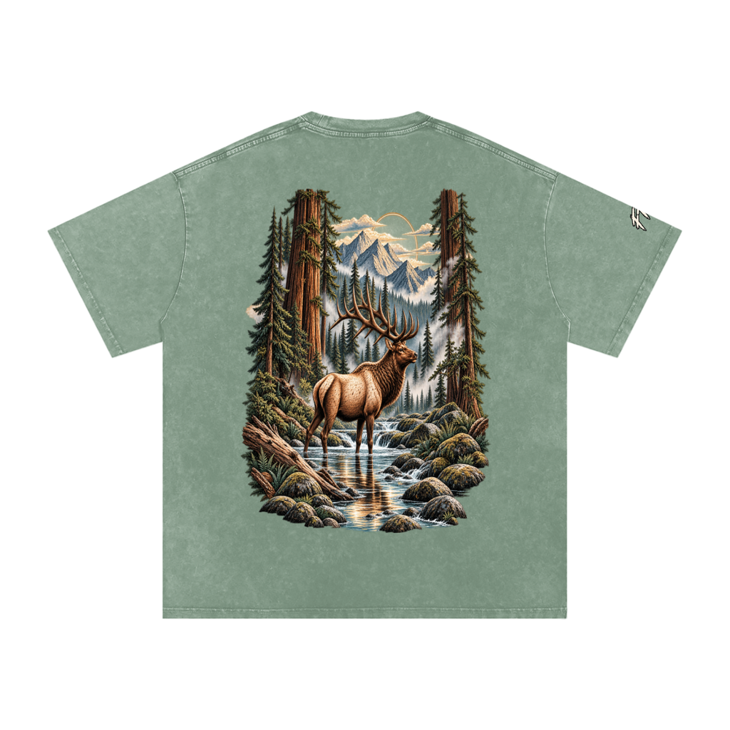 Wildwood Majesty | Oversized Washed Tee