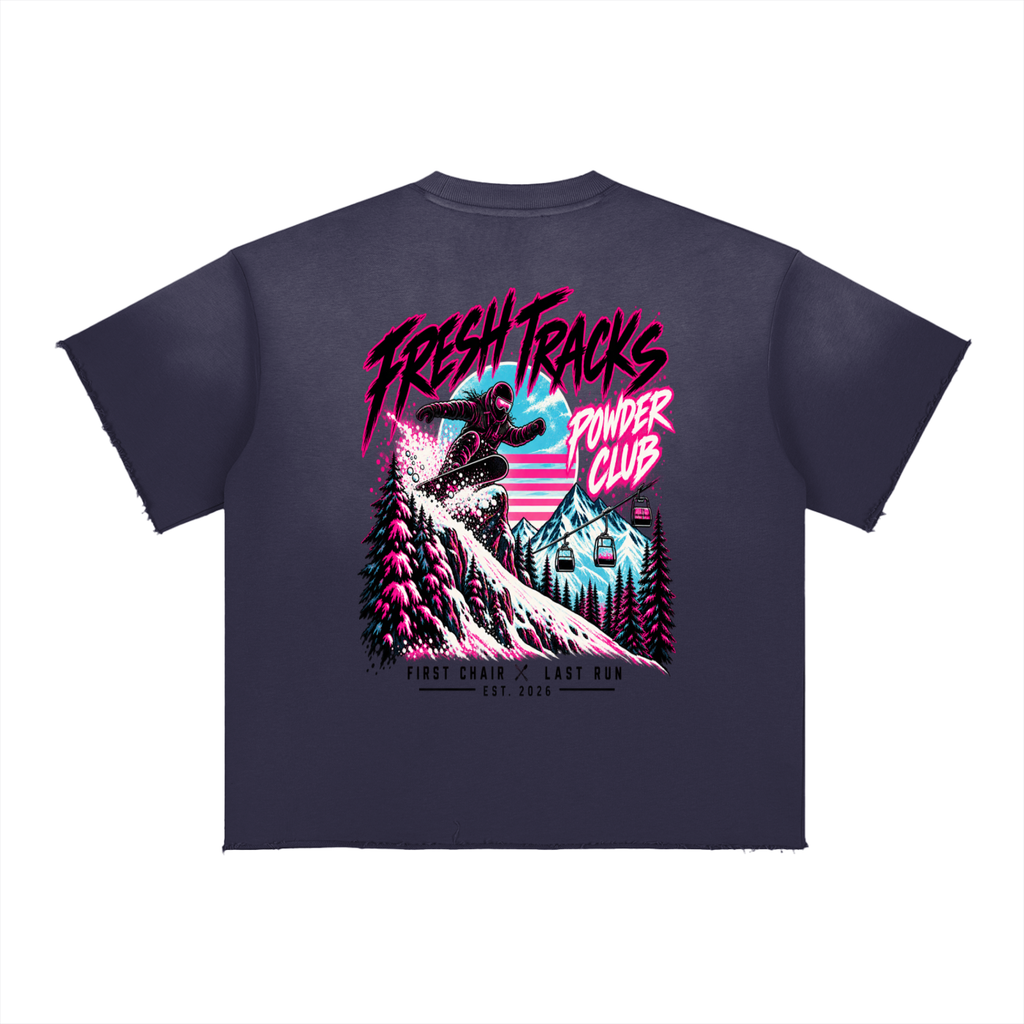 Powder Club | Sun Fade Raw Edge Tee