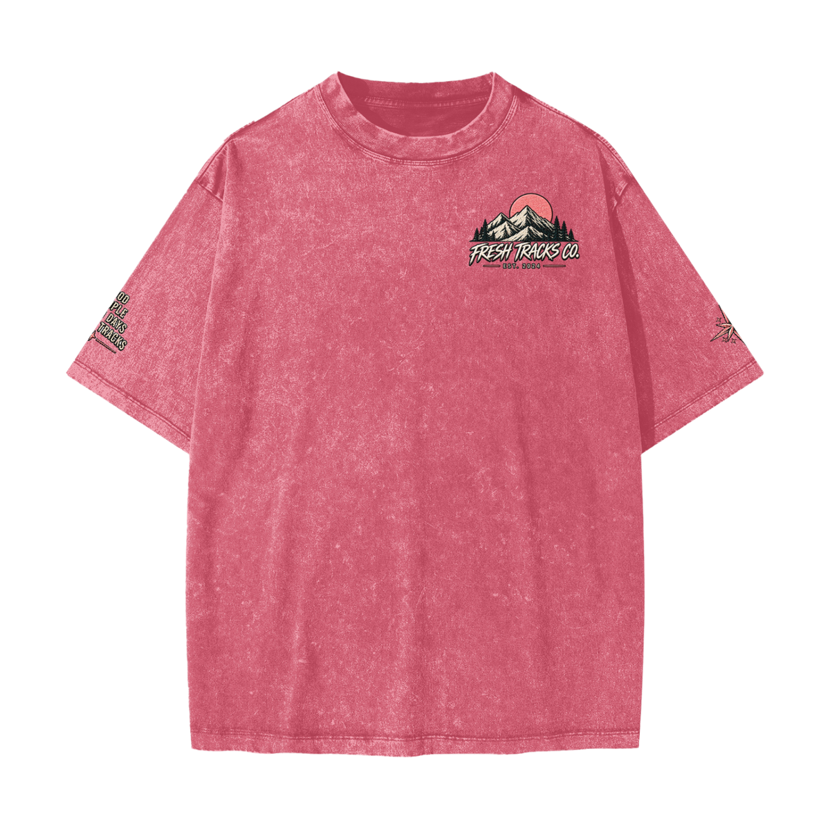Cold Days, Great Lines | Heavyweight Washed Tee