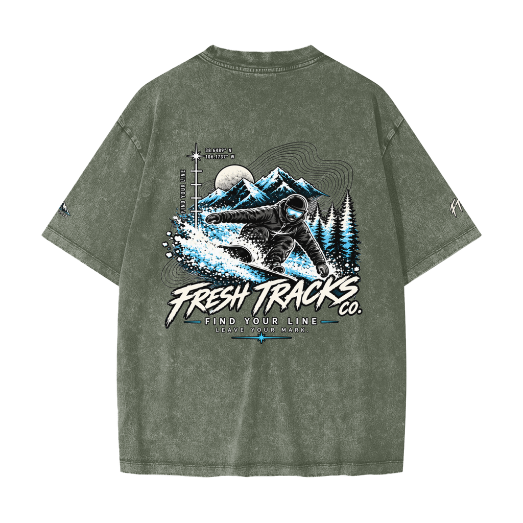 Heavyweight Snow Washed T-Shirt