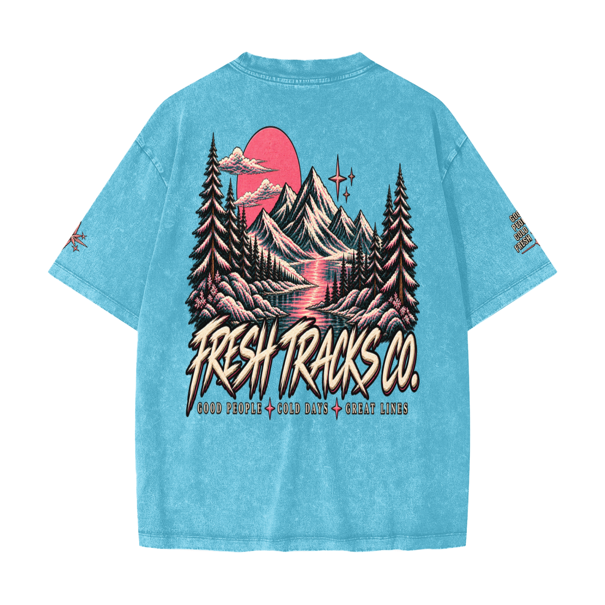 Cold Days, Great Lines | Heavyweight Washed Tee